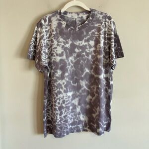 Lululemon All Yours Tee Shirt Marmoleado Tie Dye Starlight Dusky Lavender Pima 4
